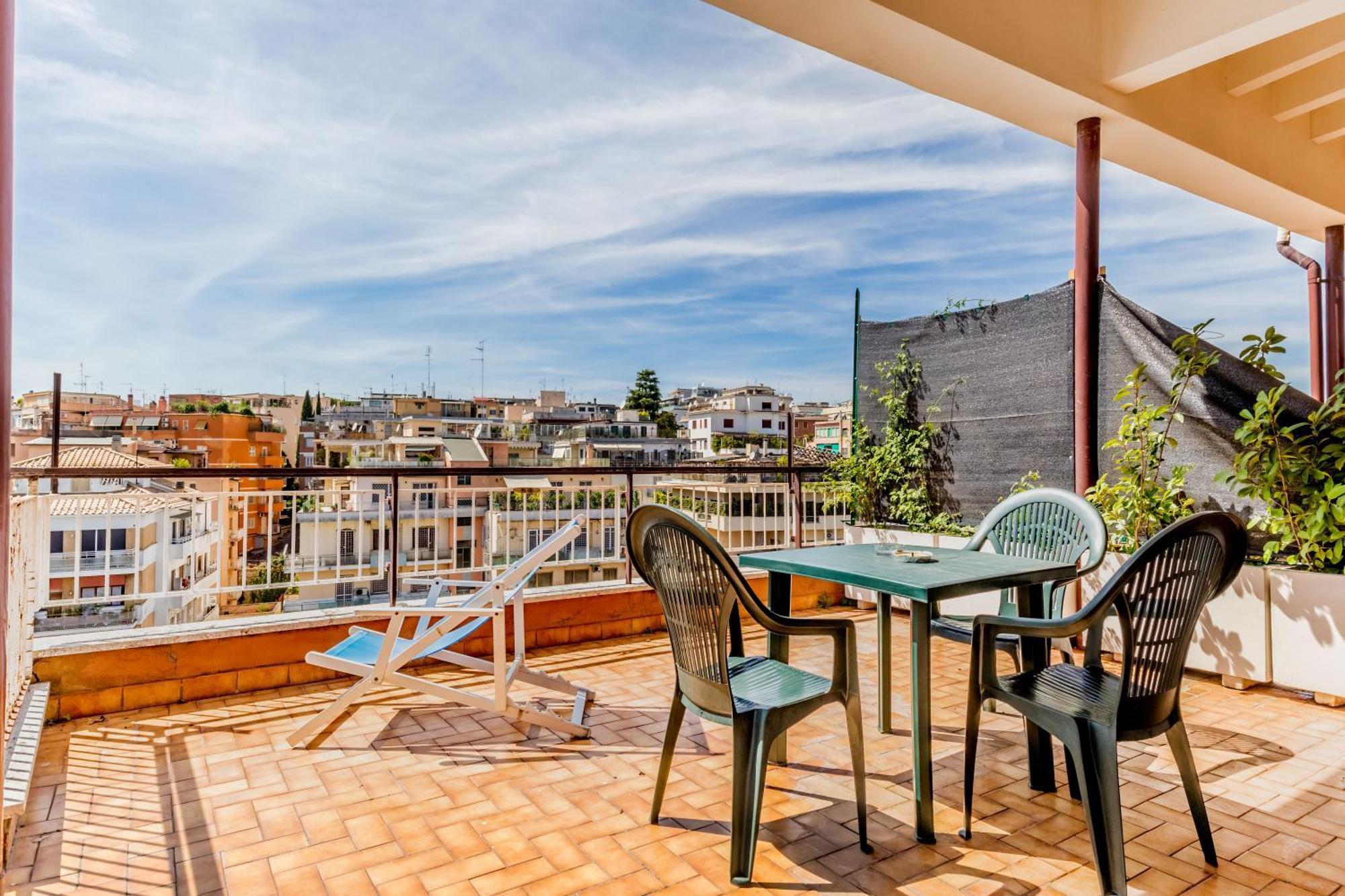 L'Attico Con Terrazza In Corso Francia Daire Roma Dış mekan fotoğraf